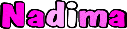 Nadima N FEMENINO - Magreb Musulmán Nombre 