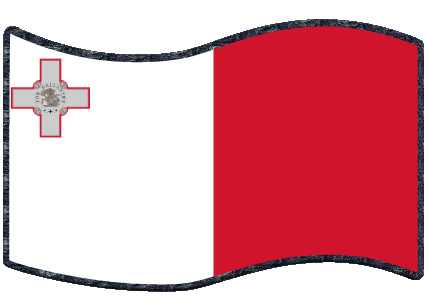 Rectángulo Malta Europa Banderas 