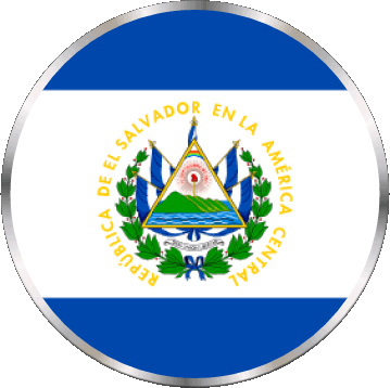 Runde Salvador Amerika Fahnen 