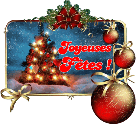 Serie 09 Joyeuses Fêtes (Noël) Francés Mensajes 