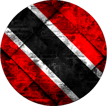Round Trinité et Tobago America Flags 