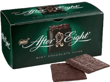 After Eight Pralinen Essen 