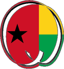 Form 02 Guinea Bissau Afrika Fahnen 