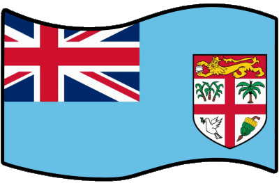 Rectángulo Fiyi Oceanía Banderas 