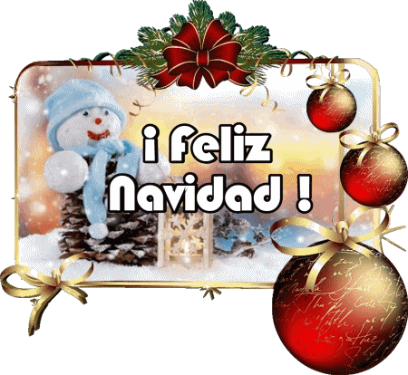 Serie 12 Feliz Navidad Espagnol Messages 