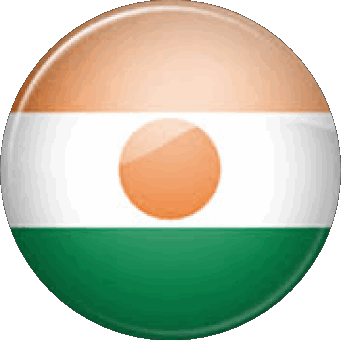 Rond Niger Afrique Drapeaux 