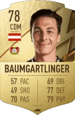 Julian Baumgartlinger Austria F I F A - Jugadores  cartas Vídeo Juegos Multimedia 