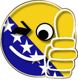 Smiley - OK Bosnia herzegovina Europe Flags 
