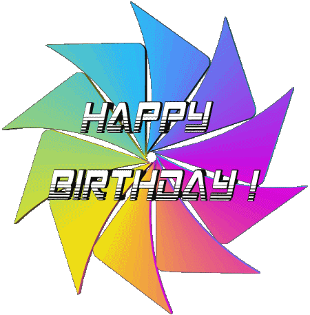 016 Fond Transparent Abstract - Geometric Happy Birthday Anglais Messages 
