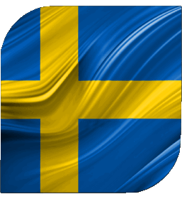 Carré Suède Europe Drapeaux 