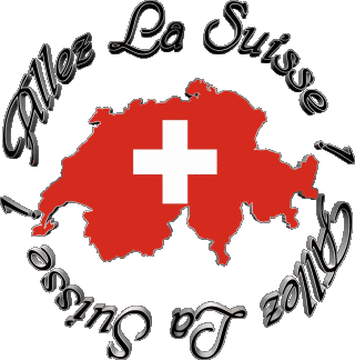 Carte - Drapeau Allez La Suisse Français Messages 