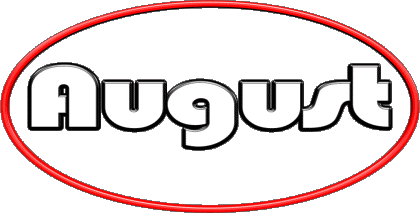 August A MASCULINO - UK - USA - IRL - AUS - NZ Nombre 