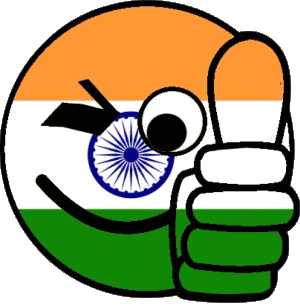 Faccina - OK India Asia Bandiere 