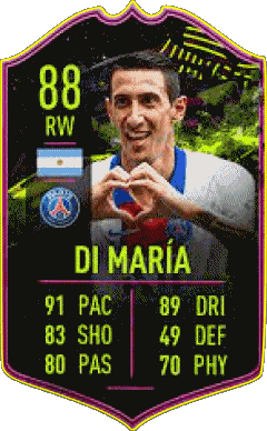 Angel Di Maria Argentina F I F A - Card Players Video Games Multi Media 