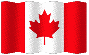 Ondulation Canada Amériques Drapeaux 