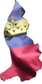 Mapa Liechtenstein Europa Banderas 