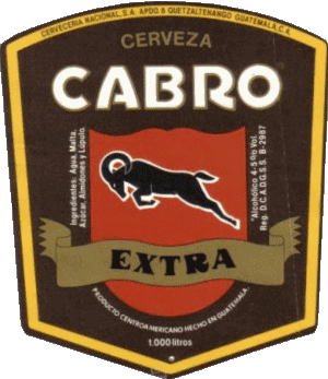 Cabro Guatemala Beers Drinks 