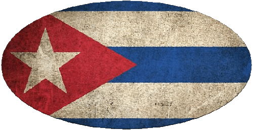 Ovale 01 Cuba America Bandiere 