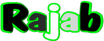 Rajab R MANN - Maghreb Muslim Vorname 