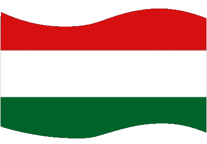 Rectángulo Hungría Europa Banderas 