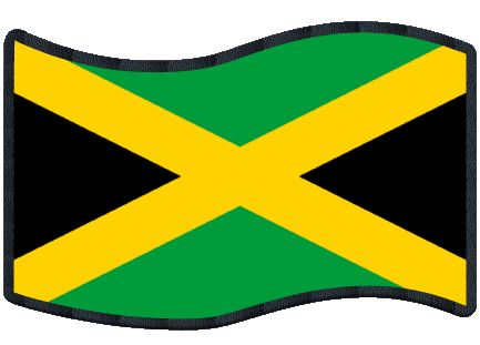 Rectangle Jamaica America Flags 