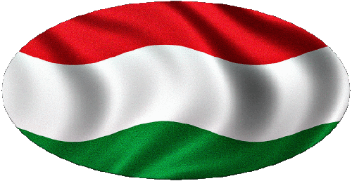 Oval Hungary Europe Flags 
