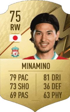 Takumi Minamino Japón F I F A - Jugadores  cartas Vídeo Juegos Multimedia 