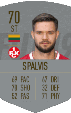 Lukas Spalvis Litauen F I F A - Karten Spieler Videospiele Multimedia 