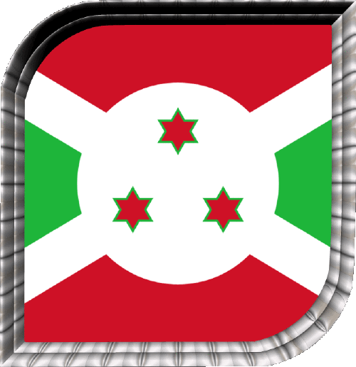 Plaza Burundi Afrika Fahnen 