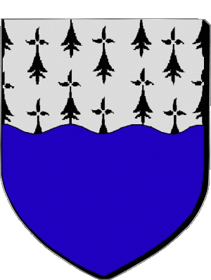 Blasón-Blasón Morbihan 56 Departamentos - Ciudades Francia Banderas 