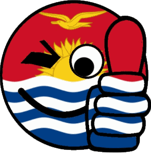 Smiley - OK Kiribati Oceanía Banderas 