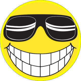 Sonnenbrille Emoticons Nachrichten 