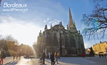 France - Bordeaux Luoghi - TimeLapse Umorismo -  Fun 