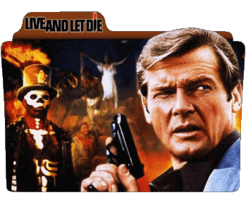 Icones Vivre et laisser mourir James Bond 007 Cinéma International Multi Média 