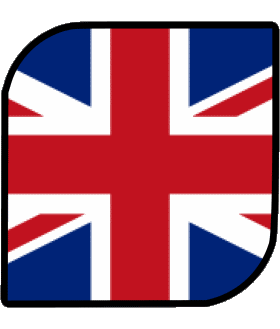 Quadrato UK Europa Bandiere 