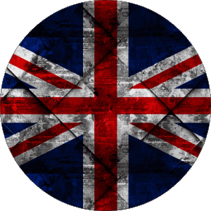 Rond Royaume Uni Europe Drapeaux 