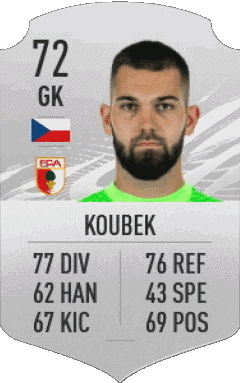 Tomás Koubek Repubblica Ceca F I F A - Giocatori carte Videogiochi Multimedia 