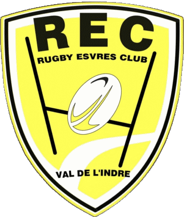 RC Esvres Club Val de l'Indre Dept 37 Rugby Club France Logo Sports 