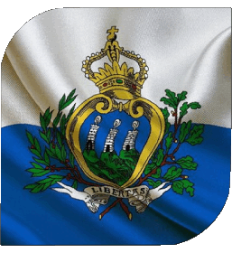 Platz San Marino Europa Fahnen 