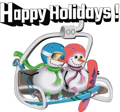 Serie 03 Happy Holidays Winter Inglés Mensajes 