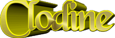 Clodine C WEIBLICH - Frankreich Vorname 