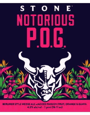 Notorious P.O.G-Notorious P.O.G Stone Brewing co USA Bier Getränke 