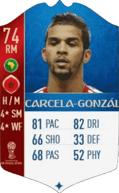 Mehdi Carcela-González Maroc F I F A - Joueurs Cartes Sports 