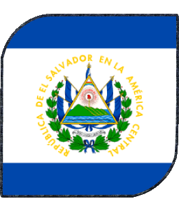 Quadrato Salvador America Bandiere 