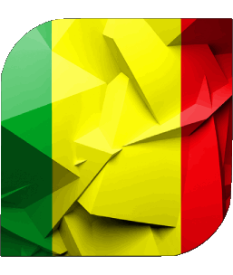 Carré Mali Afrique Drapeaux 