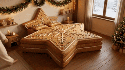 “A letto” (Natale) A.I Miscela Umorismo -  Fun 