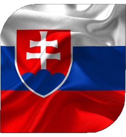Square Slovakia Europe Flags 