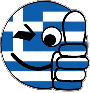 Smiley - OK Grèce Europe Drapeaux 