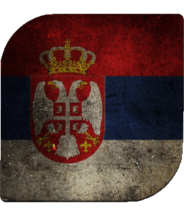 Square Serbia Europe Flags 