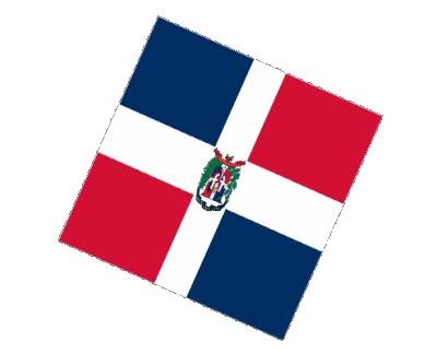 Sphere - Cube République Dominicaine Amériques Drapeaux 